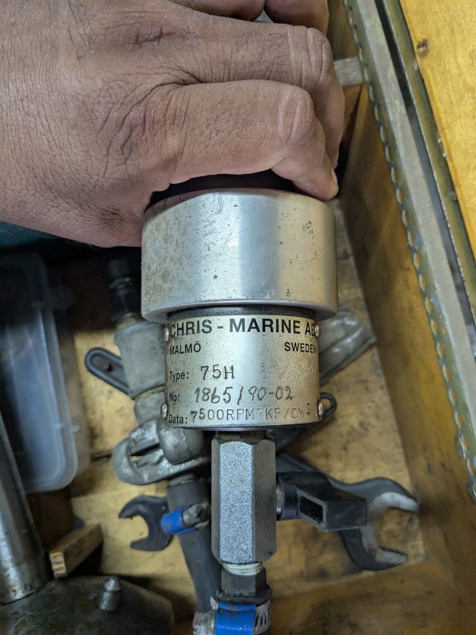 Chris Marine 75H valve grinder portable pneumatic valve - Image 2