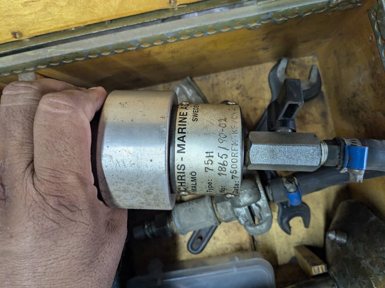 Chris Marine 75H valve grinder portable pneumatic valve - Image 8