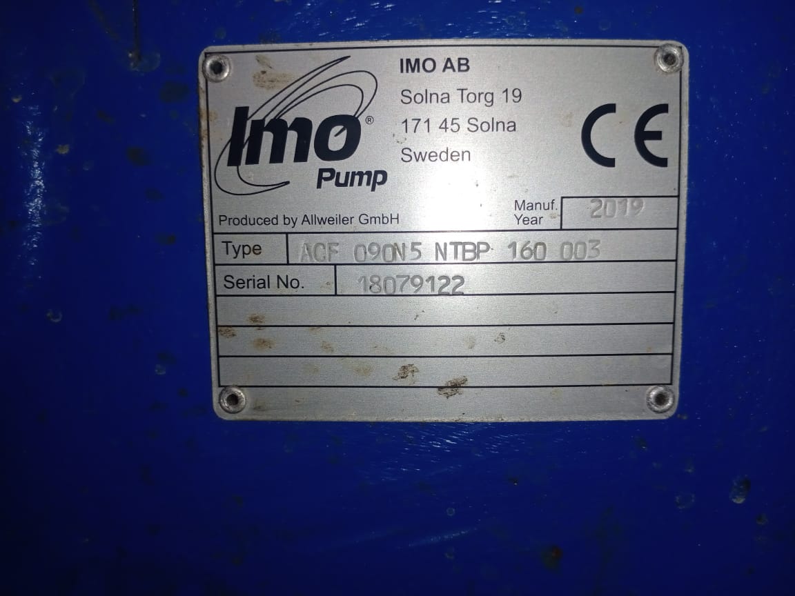 IMO AB ACF 090N5 NTBP Pump