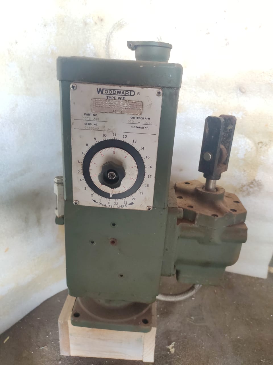 Woodward PGD governor marine