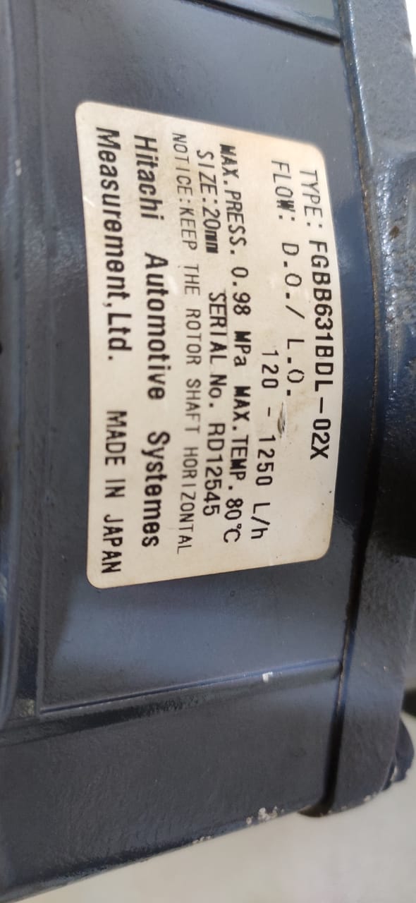 hitachi oil flow meter FGBB631BDL-02X - Image 2