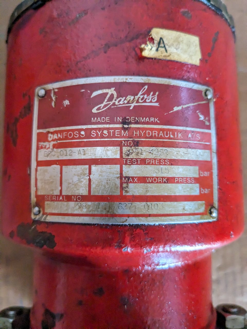 Danfoss BRC-012-A1 hydraulic actuator - Image 3