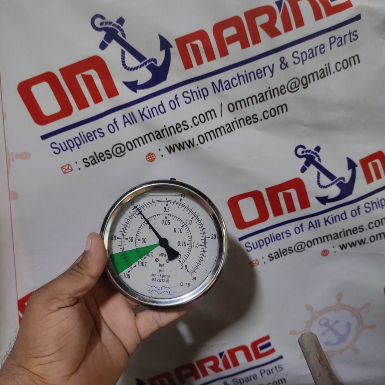 Alfa Laval vacuum gauge -0.1 MPa - Image 3