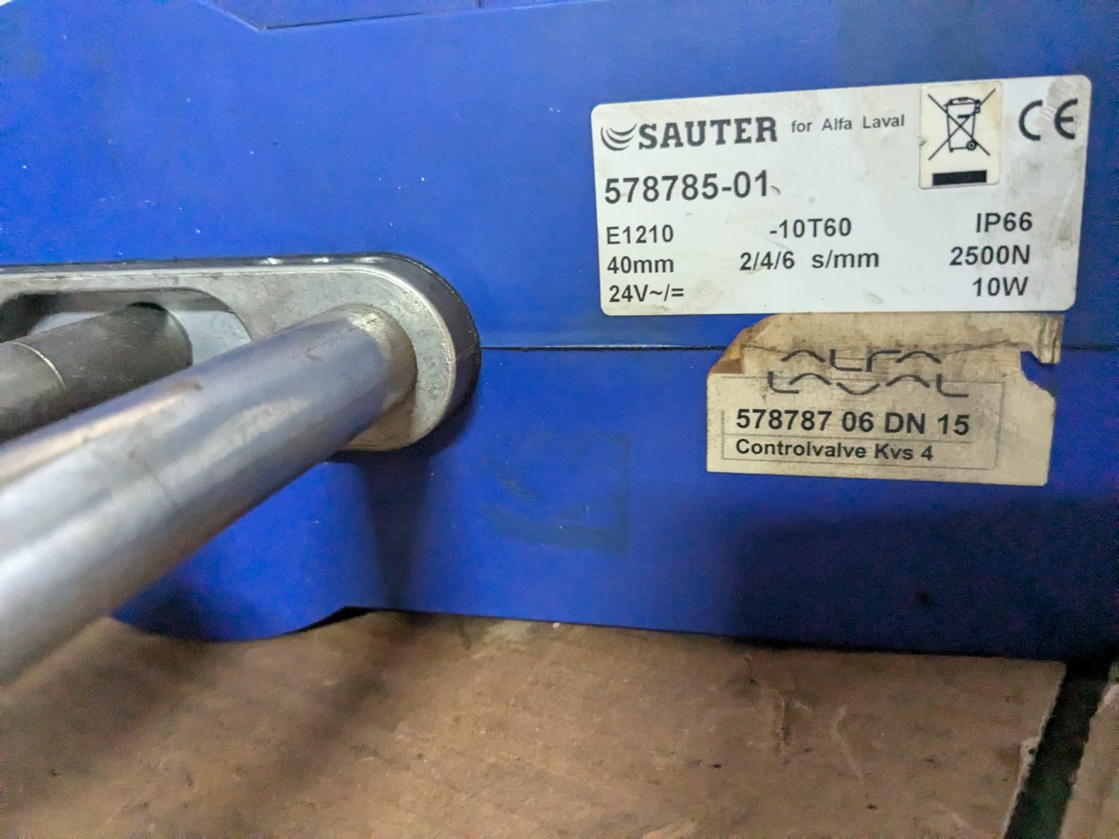 Sauter VUG015F304 PN25 control valve - Image 4