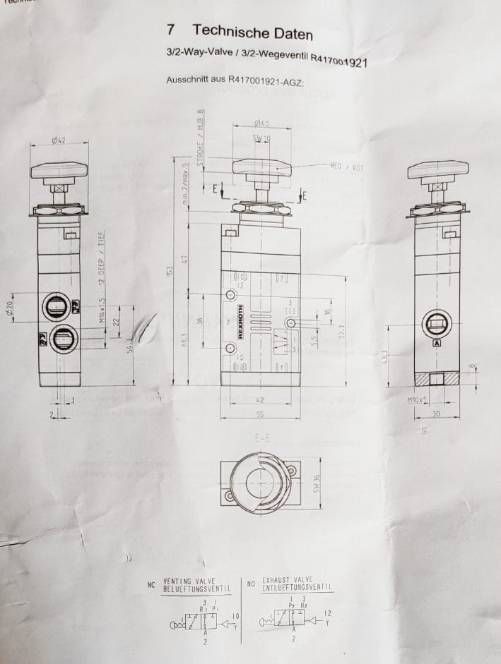 R417001921 3/2 pneumatic valve - Image 4
