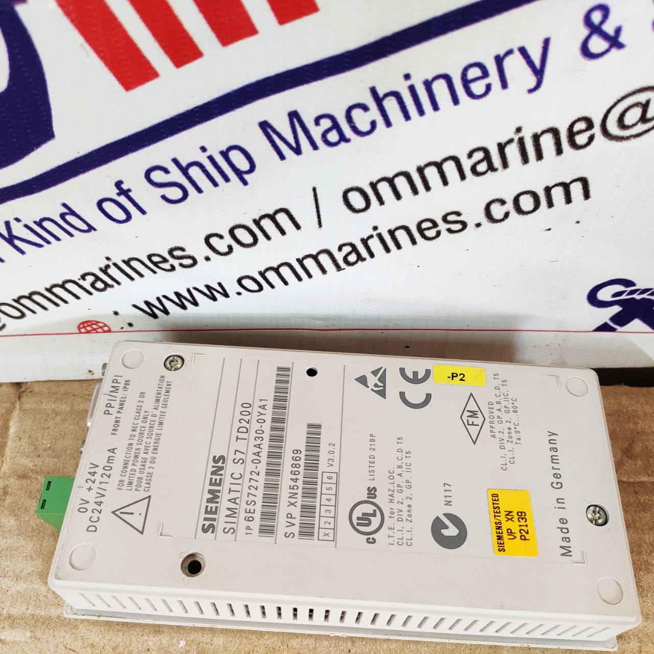 Siemens TD200 Operator Pane