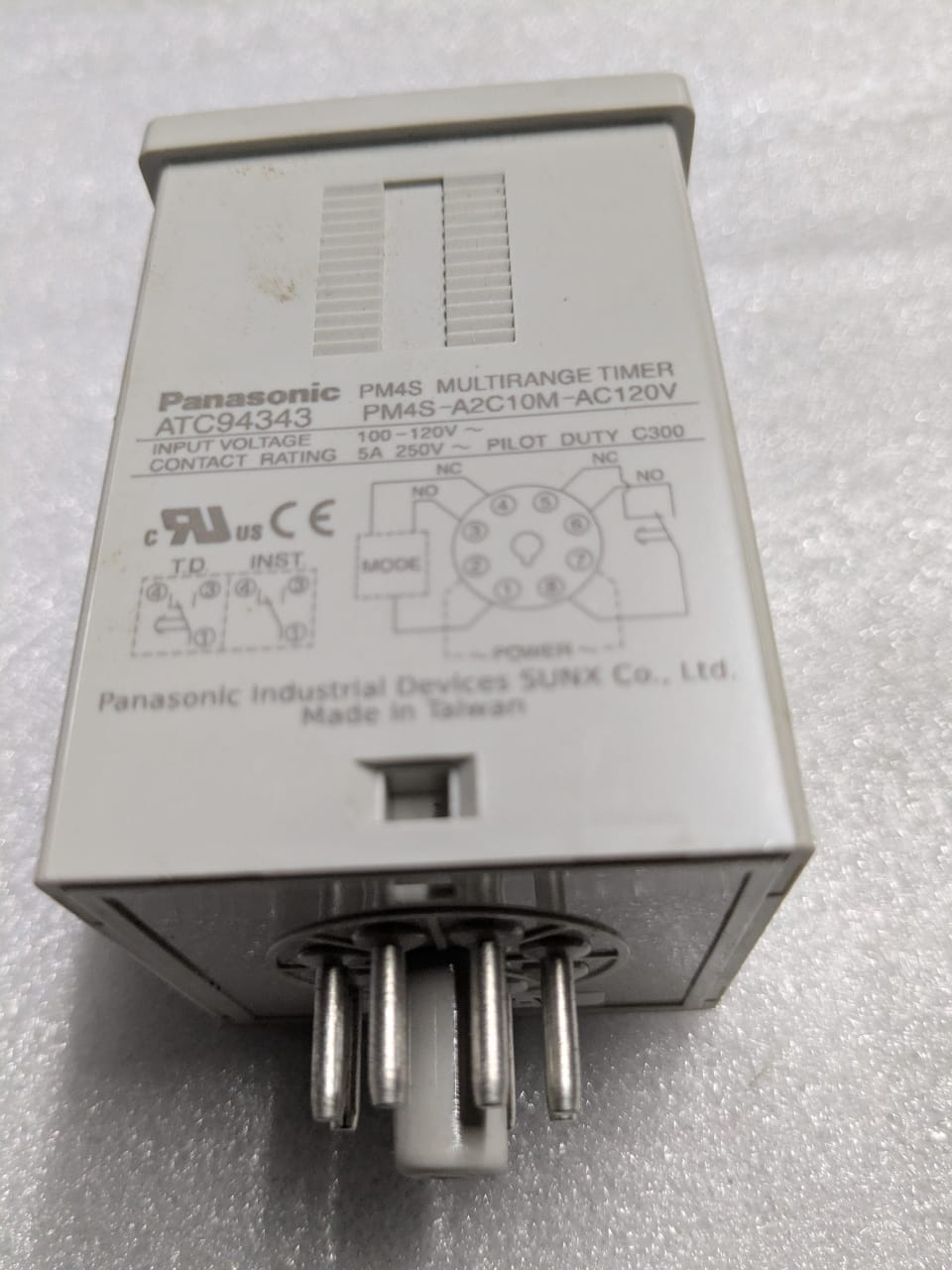 Panasonic PM4S-A2C10M-AC120V Timer - Image 3