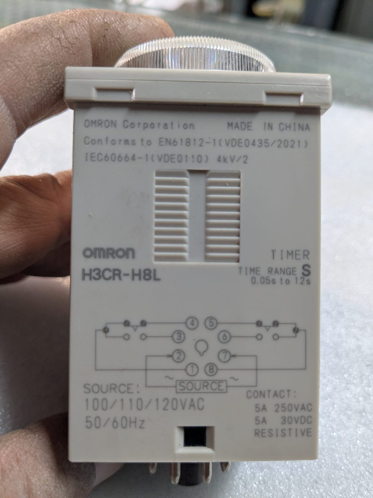 Omron H3CR-H8L Timer Relay - Image 2