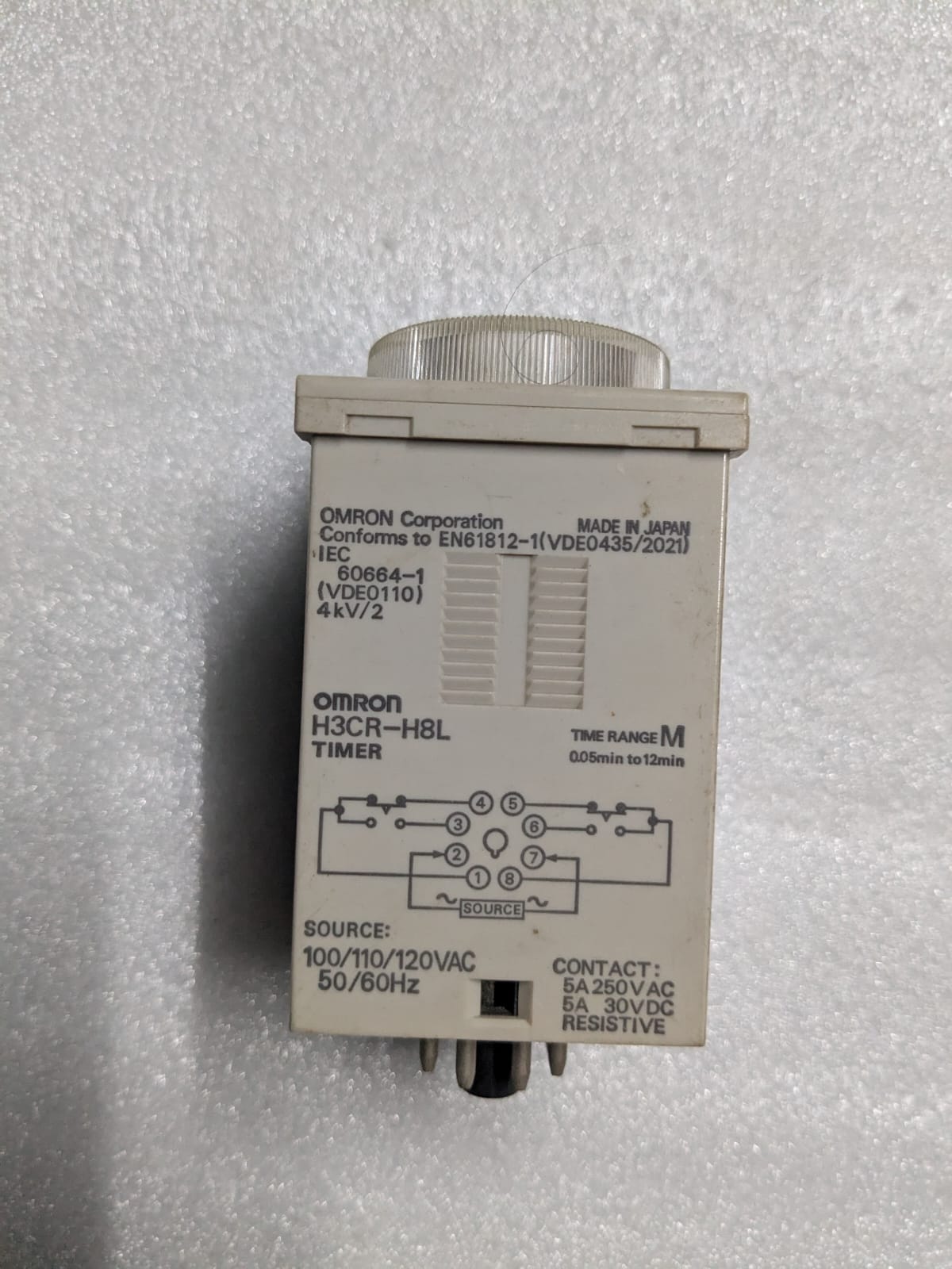Omron H3CR-H8L Timer Relay - Image 4