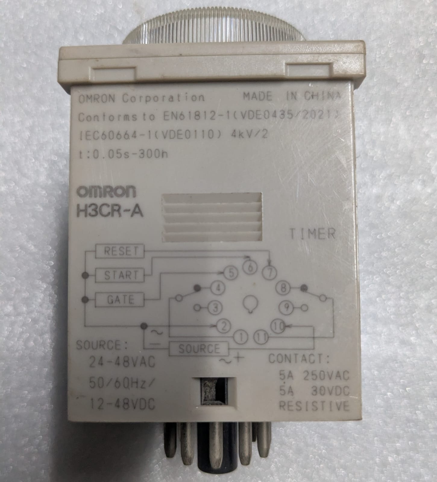 Omron H3CR-A Timer Relay - Image 2