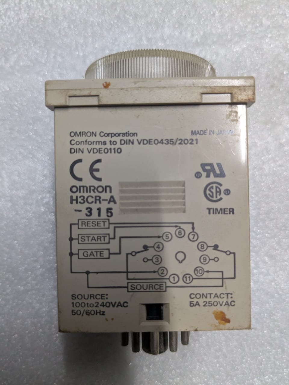 Omron H3CR-A 315 Timer
