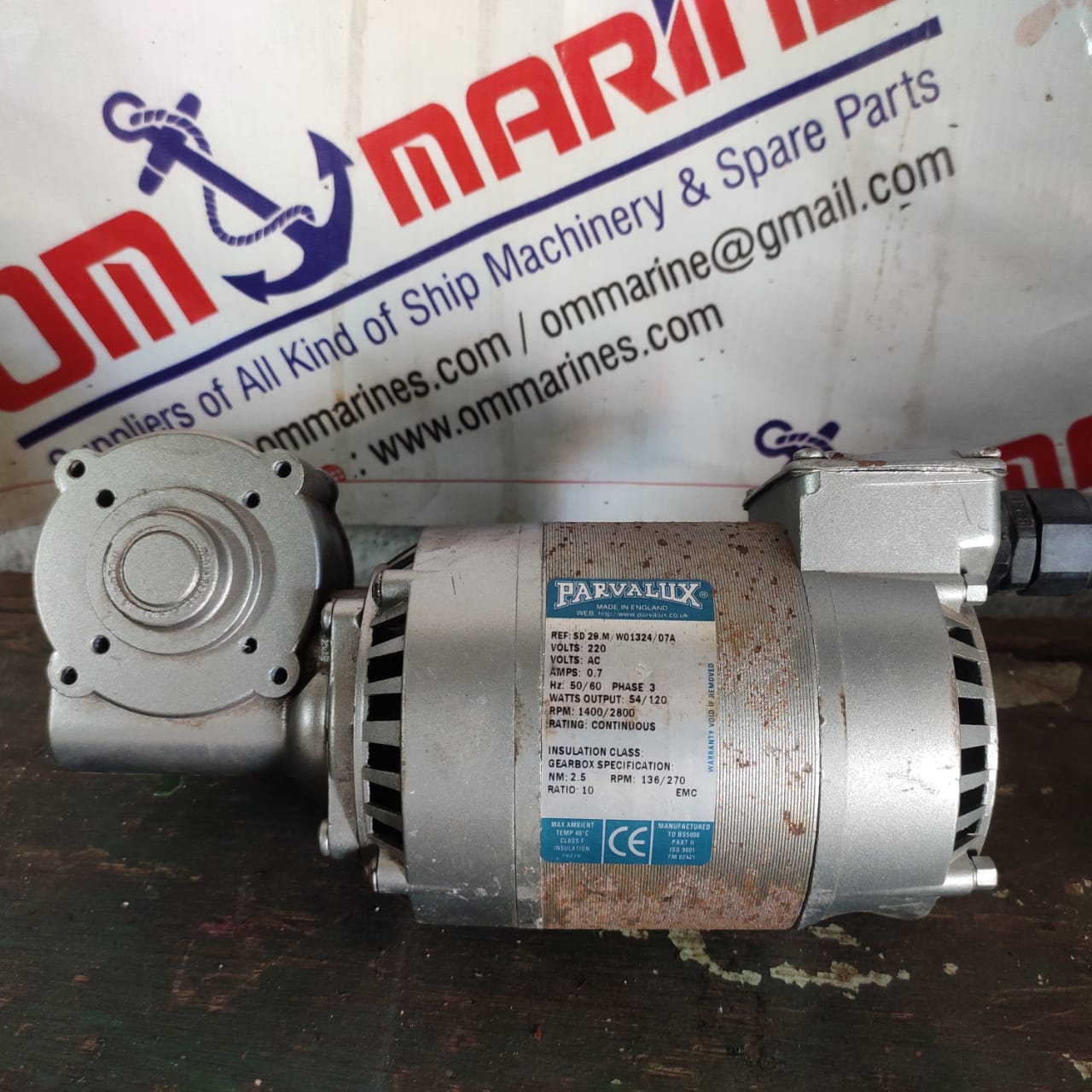 Parvalux SD29M Gearmotor - Image 3